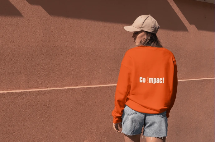 Co Impact logo op kleding